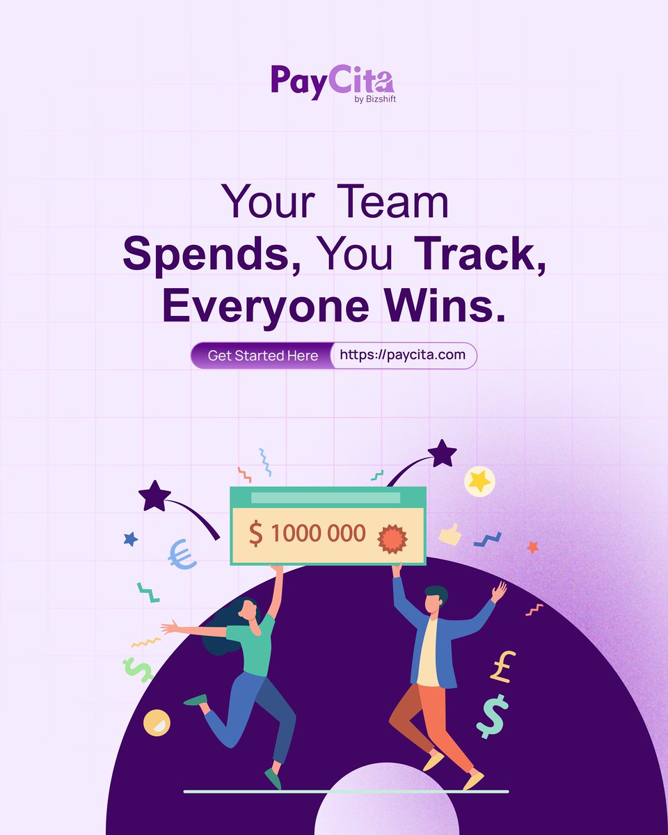 paycitaltd's tweet photo. Your team spends. You stay in control. Everyone wins. 🏆
Say goodbye to messy expense reports.
With Paycita, you track every naira, empower your team, and keep your business moving forward. 🚀
Get started here 👇👇👇
https://t.co/nDZem7LSMD
#Paycita #TrackAndWin #Business https://t.co/cw05D2Uj8N