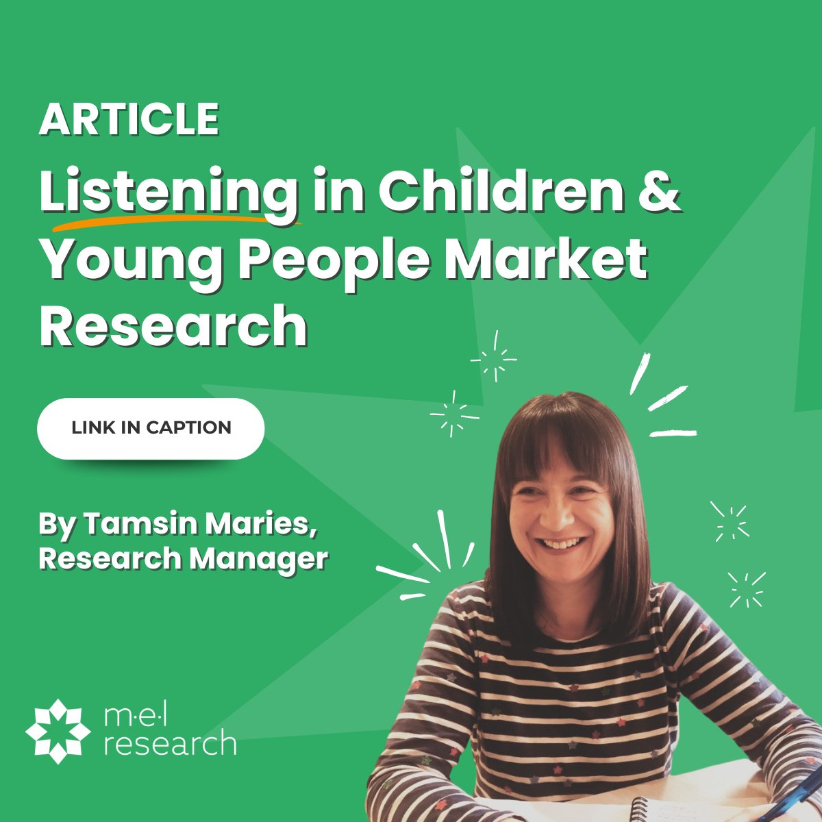 "When adults don’t listen, policies &amp; services risk failing the children they’re meant to support." 🎙️

Tamsin shares why listening in children &amp; young people market research matters and how we can give young voices the space they deserve.

🔗 lnkd.in/ddeGNjsY

#MRX