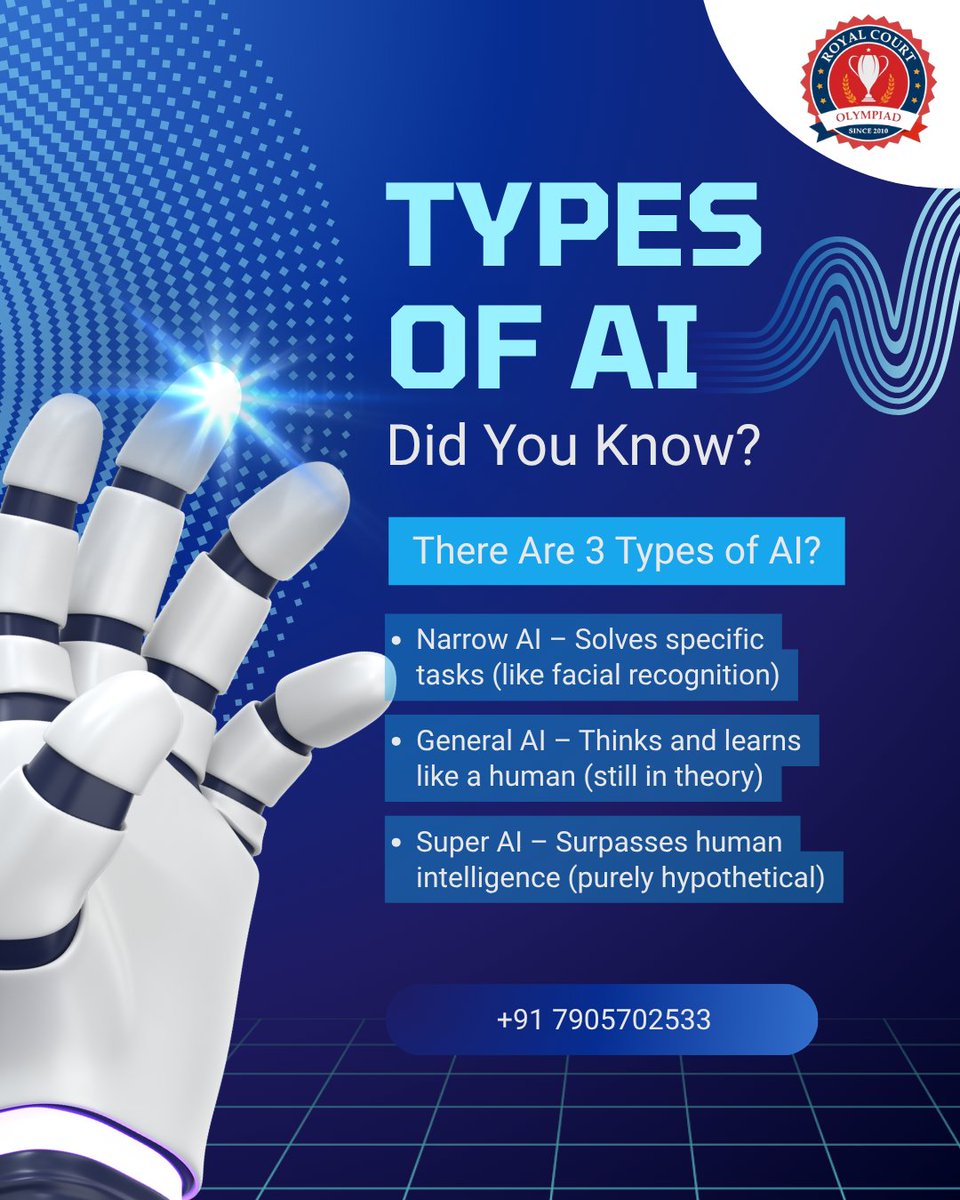 RCourtOlympiad's tweet image. 🔶No memory, no problem! Reactive AI lives in the moment—just like chess masters.🧠

🔶Learning from the past to predict the future. That’s Limited Memory AI at work!📚

#royalcourttecholympiad #ReactiveAI #ArtificialIntelligence #AIBasics #FutureOfAI