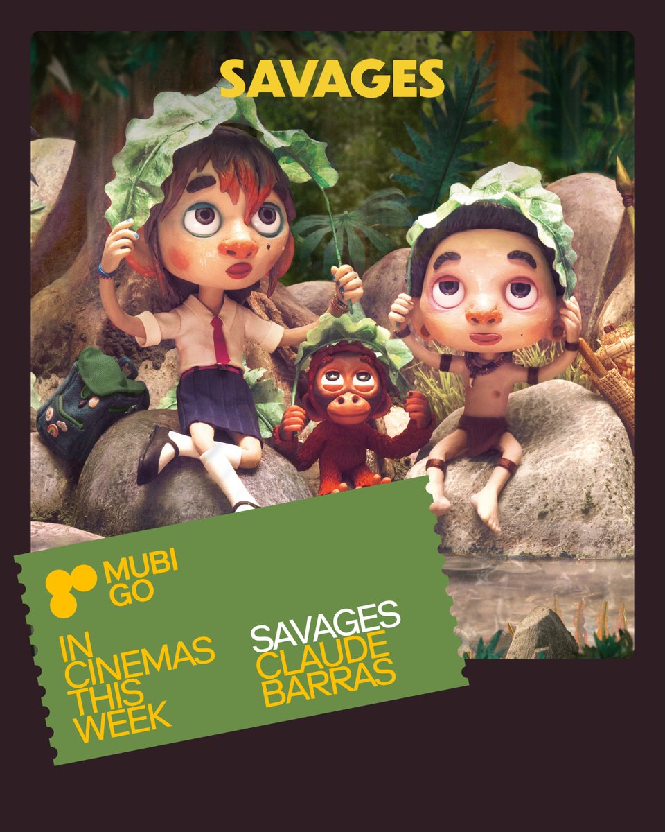 A celebration of Indigenous resilience in the face of ecocide, this stop-motion marvel dreams of a harmonious future between humans and the Earth.

SAVAGES! is the MUBI GO film of the week.
Get a ticket to watch it in cinemas on our app or on mubi.com/go
