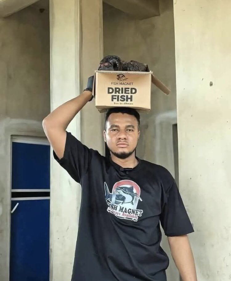 This young man opened a fish business and reduced the price for poor Nigerians. He was killed by his competitors the following week. 

The incident happened in Anambra State.
