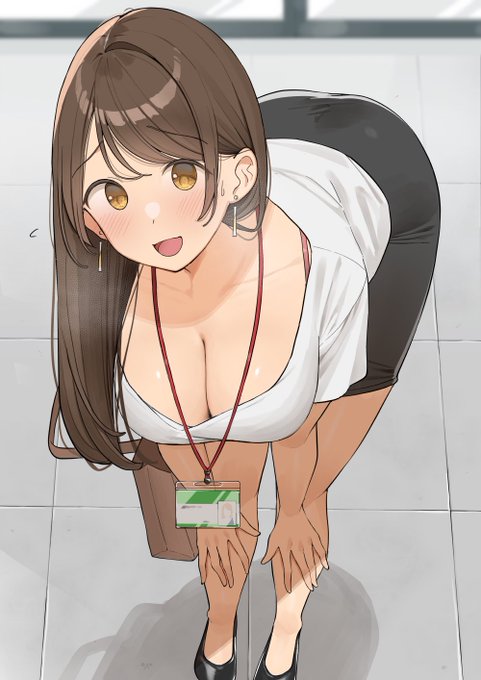 OLちゃん「おはよ!ギリギリ間に合った〜💦」 