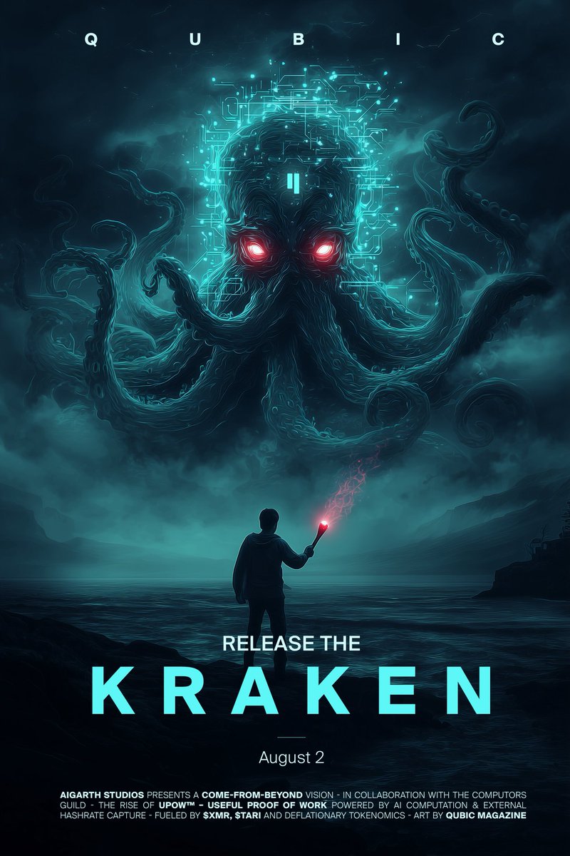 CodedOnQubic's tweet image. &amp;lt;/ Release of the Kraken is $CODED /&amp;gt;

THE COUNTDOWN IS ON
&amp;gt;&amp;gt; codedonqubic.com/kraken

&amp;gt; Hashrate, Pool share and Blocks are now in Stealth Mode &amp;gt; 

$0.01 is $CODED for $QUBIC 

Art by @Qubic_Magazine
@monero @c___f___b  #monero $xmr @_Qubic_ @_qxmr_token_ @c_f_b_token