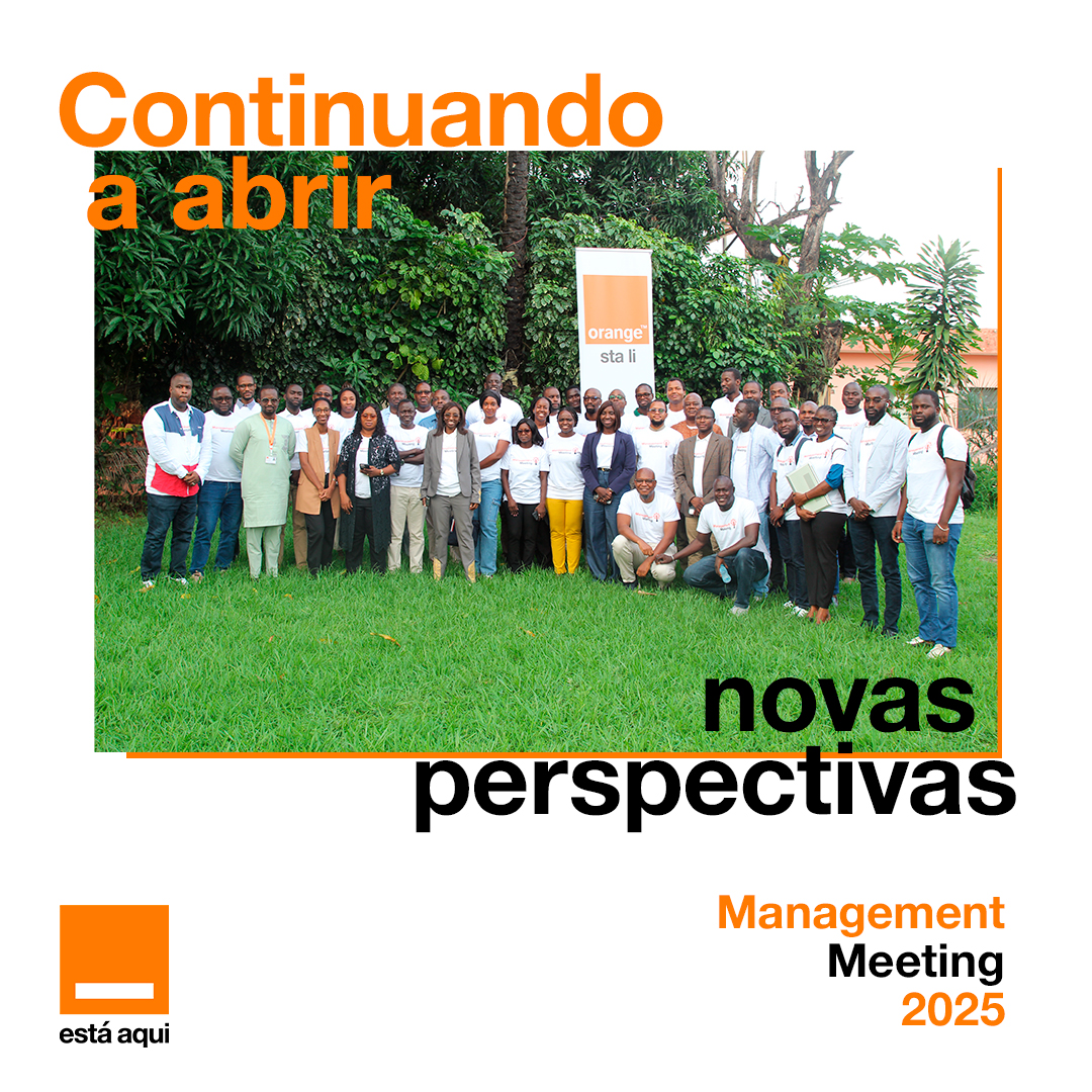 A Orange Bissau realizou a 3.ª edição do seu Management Meeting sob o lema: «Agir em conjunto, alcançar o sucesso de forma sustentável».
Um momento de partilha, balanço e alinhamento estratégico para um futuro de impacto! 🍊✨

#OrangeBissau #GestãoColaborativa