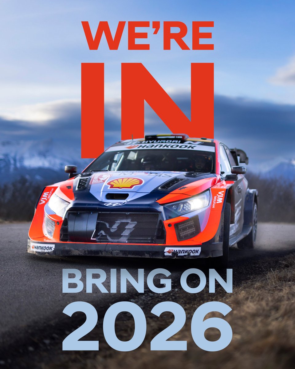 Bring on 2026. 👊

#WRC #HMSGofficial