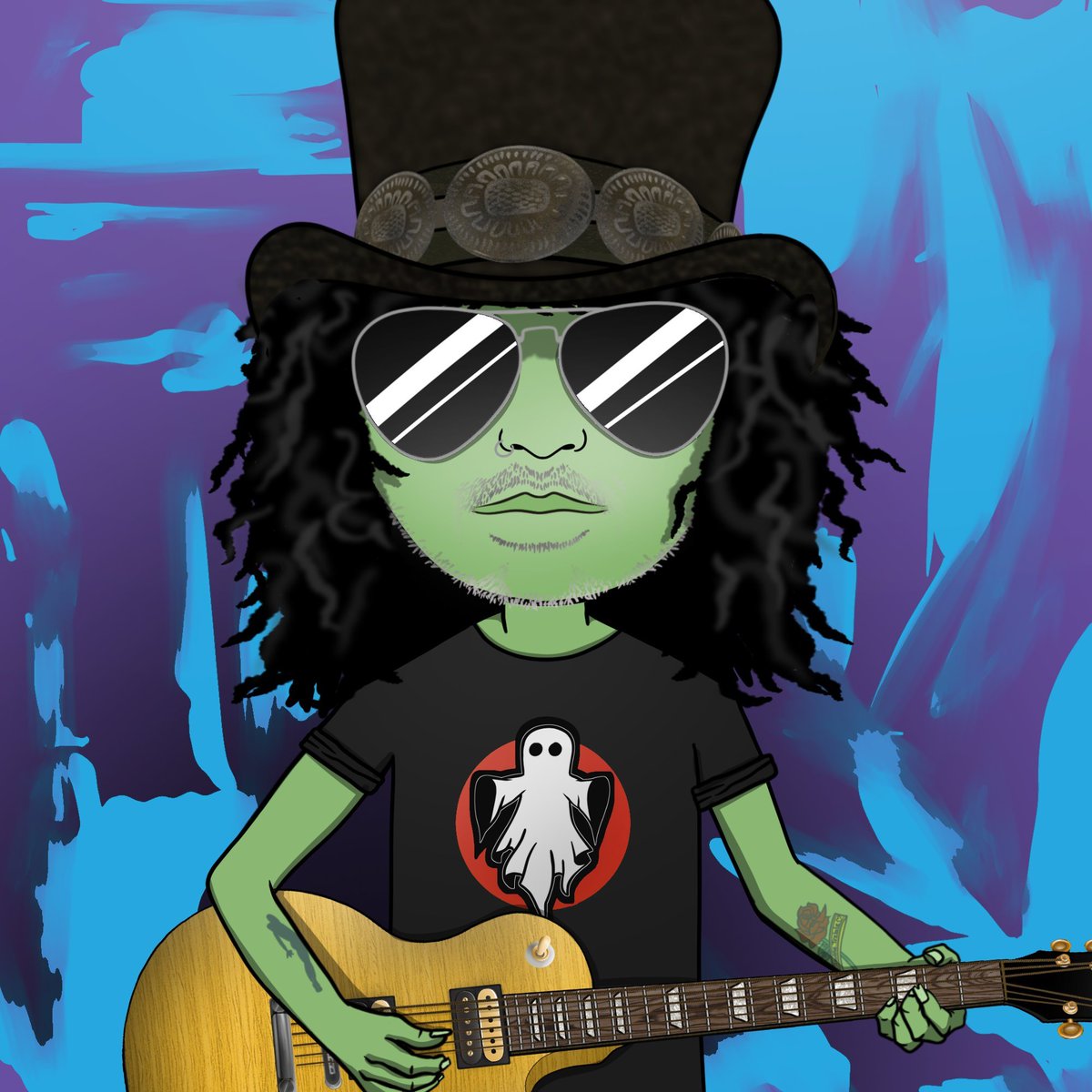 Slash is a famous guitarist best known for playing with Guns N' Roses, known for hits like Sweet Child o' Mine and November Rain 🎸

The release of this NFT Collection is still TBA 🤘

#XRPL #XRP #Web3 #NFTCommunity #Shill #Shillpost #NFT #NFTCollection #DoubleTreble