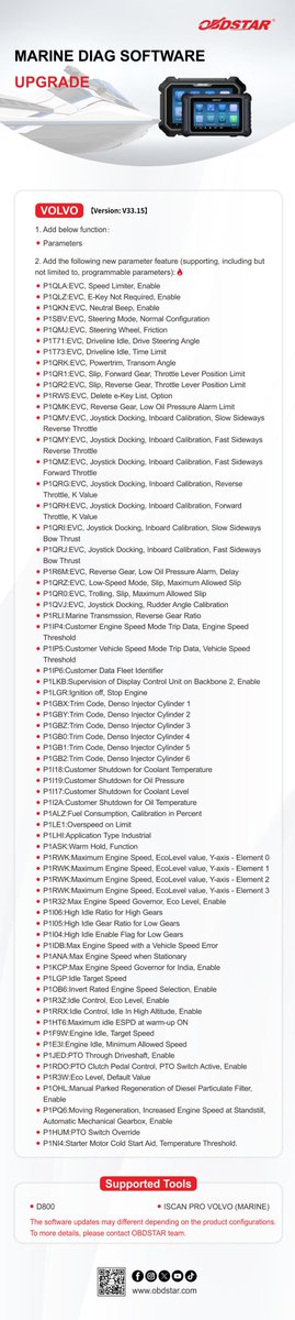 #Marine #SoftwareUpgrade
🌟Marine Diag-VOLVO

#BoatRepair #MarineTech #MarineScanner #VOLVO #VolvoPenta #Engine #Inboard #Outboard