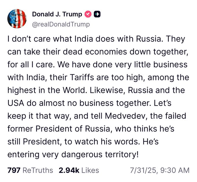 <a href="/news24tvchannel/">News24</a> <a href="/RahulGandhi/">Rahul Gandhi</a> अर्थव्यवस्था की हालत तो यही बया कर रहीं है जैसा ट्रम्प कह रहा हैं।