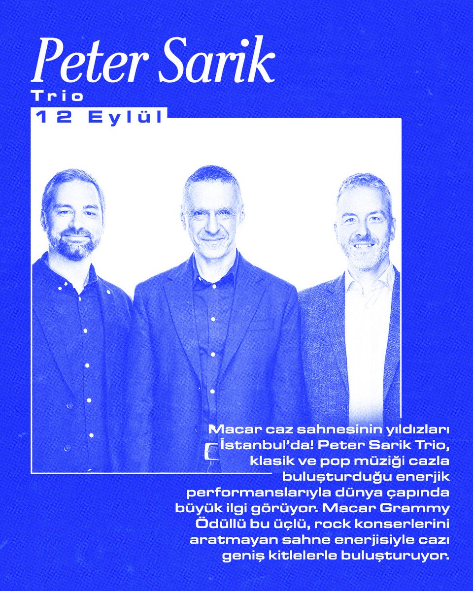 🎷 Balık Ekmek Caz Geri Dönüyor – Boğaz’da, Ayakları Yere Basan Bir Caz Akşamı!
Caz müziği, Boğaz esintisi, gün batımı manzarası ve nefis balık ekmek… Hepsi aynı teknede, İstanbul’un en keyifli caz etkinliğinde buluşuyor!

biletinial.com/tr-tr/etkinlik…

#balıkekmekcaz