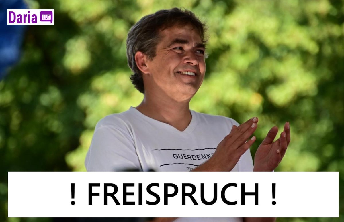 Daria Live (@darialive8) on Twitter photo Freispruch! <a href="/Michael_Ballweg/">Michael Ballweg</a> wurde von allen Vorwürfen freigesprochen! #FreeMichelBallweg Freispruch! <a href="/Michael_Ballweg/">Michael Ballweg</a> wurde von allen Vorwürfen freigesprochen! #FreeMichelBallweg