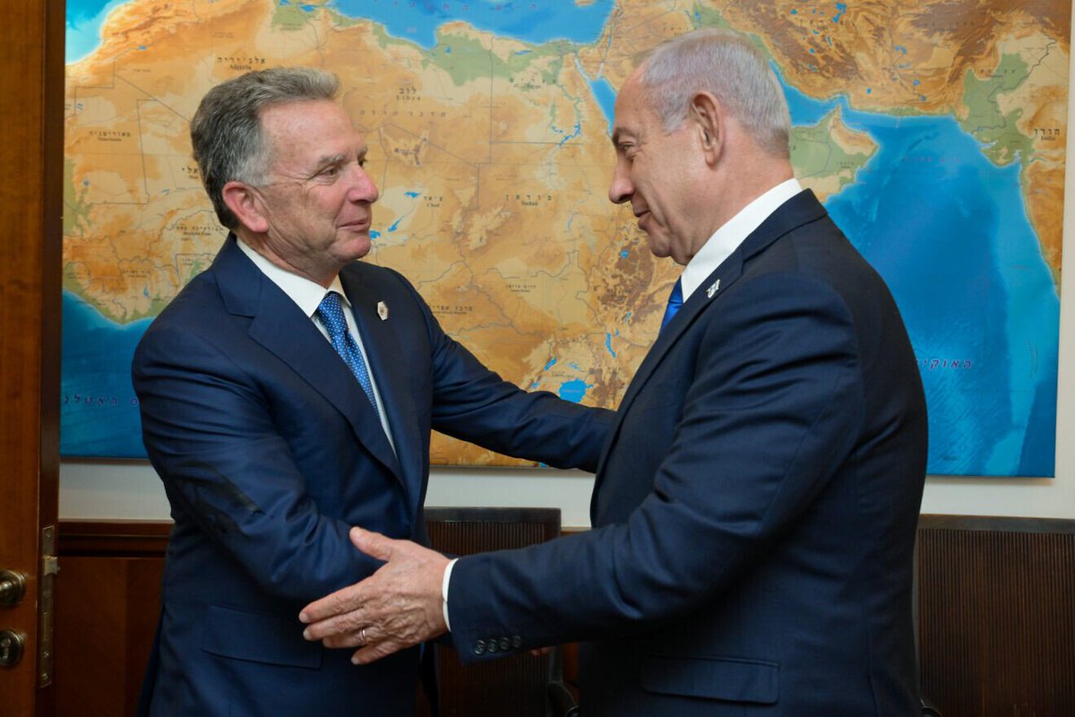 One Jewish State (@onejewishstate) on Twitter photo ๐บ๐ธ๐ฎ๐ฑ Just In:
Steve Witkoff, Trump's Special Envoy for Peace Missions, landed in Israel.
He will soon meet PM Netanyahu.
<a href="/netanyahu/">Benjamin Netanyahu - ืื ืืืื ื ืชื ืืื</a> <a href="/SEPeaceMissions/">Special Envoy for Peace Missions Steve Witkoff</a> <a href="/SteveWitkoff/">Steve Witkoff</a> ๐บ๐ธ๐ฎ๐ฑ Just In:
Steve Witkoff, Trump's Special Envoy for Peace Missions, landed in Israel.
He will soon meet PM Netanyahu.
<a href="/netanyahu/">Benjamin Netanyahu - ืื ืืืื ื ืชื ืืื</a> <a href="/SEPeaceMissions/">Special Envoy for Peace Missions Steve Witkoff</a> <a href="/SteveWitkoff/">Steve Witkoff</a>