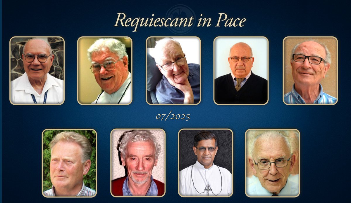 🕊 🤍 Conmemoramos la vida de los #HermanosMaristas fallecidos en el mes de JULIO 2025.
champagnat.org/irmaos-falecid…

#MaristasDeChampagnat #RIP