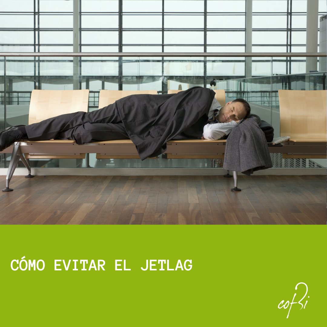 ✈️😴 El jet lag puede arruinar tus planes después de un largo vuelo.
Para combatirlo:
Duerme durante el vuelo 🛏️
Opta por comidas ligeras 🍏
Mantente hidratado 💧
Adapta tu horario al destino lo más rápido posible 🕒

#COFBi #ConsejosCOFBi #jetlag