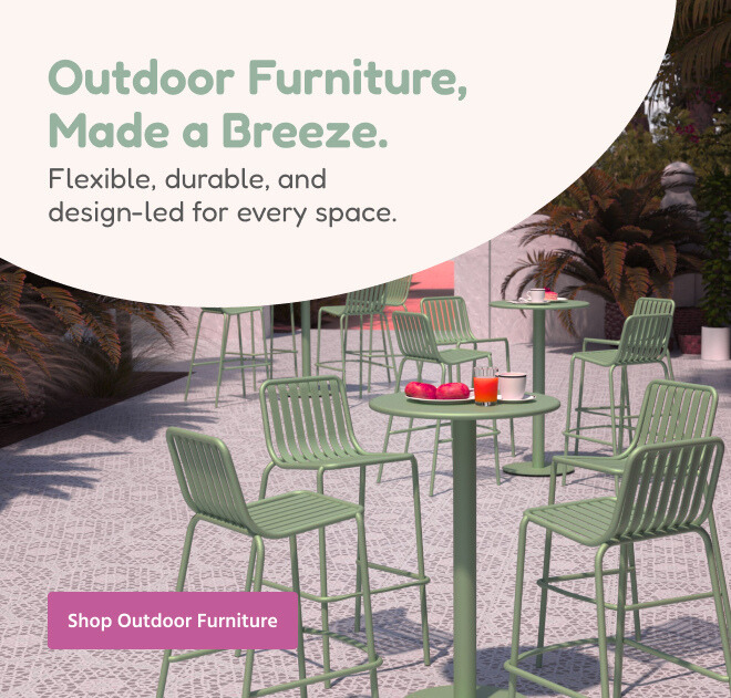 Check out the Breeze Outdoor Furniture Range
As the way we work and connect continues to evolve, so too must the spaces we inhabit.
Check out the full range of outdoor furniture at kingsoffice.co.uk or contact 01332 653 866.
#OutdoorFurniture #Summeriscoming #KingsOffice