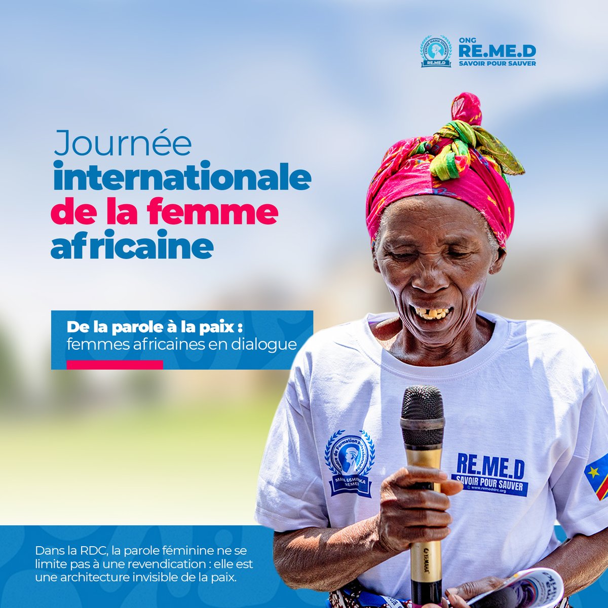 remeddrc's tweet image. #celebrons
#femmeforte
#women
#africanwoman
#africanWomanDay
#journéeinternationaledelafemmeafr
#remeddrc