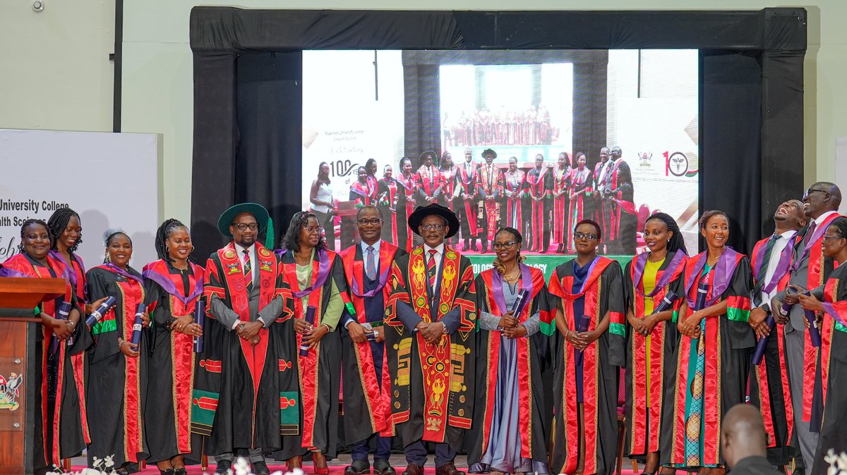 Makerere University College of Health Sciences (@makererechs) on Twitter photo At a colourful ceremony held yesterday 30th July 2025, 16 fellows from the Paediatric Heamatology and Oncology Fellowship of the <a href="/MakerereCHS/">Makerere University College of Health Sciences</a> received their awards. Professor Barnabas Nawangwe, Vice Chancellor was the Chief Guest. At a colourful ceremony held yesterday 30th July 2025, 16 fellows from the Paediatric Heamatology and Oncology Fellowship of the <a href="/MakerereCHS/">Makerere University College of Health Sciences</a> received their awards. Professor Barnabas Nawangwe, Vice Chancellor was the Chief Guest.
