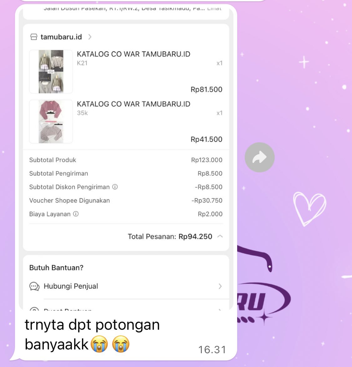 doppusfs's tweet photo. gelooo potongannya wee 👀🔥 https://t.co/bVqdGy6kOk