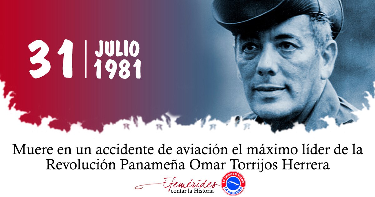 Omar Torrijos fue un panameño que representó la dignidad de su pueblo.
También lo recordamos por su amistad con Fidel y su antimperialismo.
#CubaViveEnSuHistoria