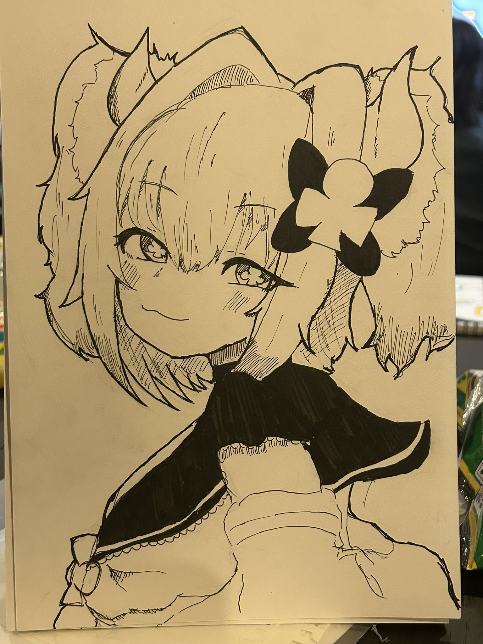 原画　猫　琥珀くん　#86 原画 猫 琥珀くん #86 琥珀 (@828kohaku) / X