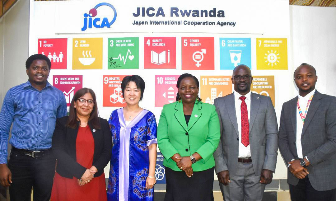 Today, <a href="/NomaMhlanga/">Nomathemba Mhlanga</a>, <a href="/FAORwanda/">FAO in Rwanda</a> Rep a.i., paid a courtesy visit to Ms. SHIOTSUKA Minako, Chief Rep of <a href="/JicainRwanda/">JICA Rwanda</a> and Burundi. 

Their discussion centered on deepening collaboration to advance resilient &amp; inclusive agrifood systems. 

#SDGs 
#FoodSystems
