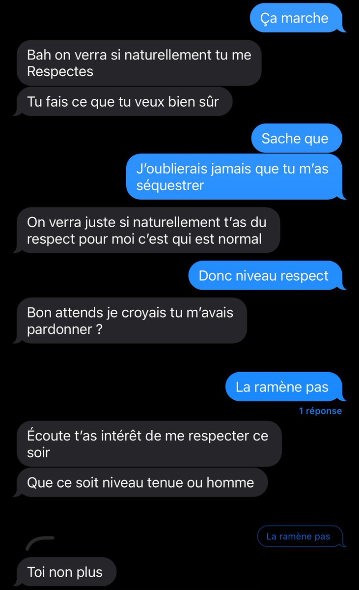 nonouillee's tweet photo. énième dinguerie (contexte: je voulais sortir avec mes copines pour la fête de la musique et il s’est vexé que je ne veuille pas y’aller avec lui 🤡) https://t.co/aYd8RRvCGx