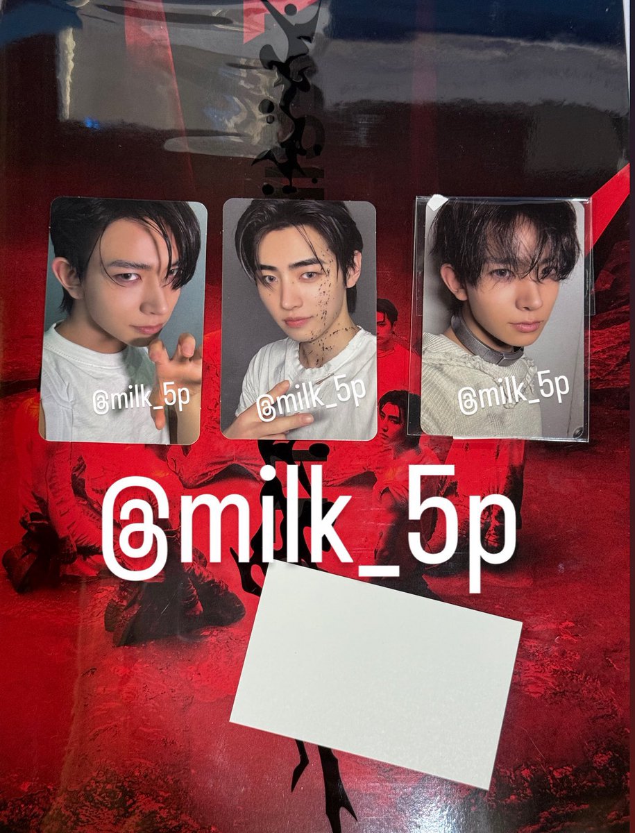 milk_5p's tweet photo. 350฿ ส่งฟรี ได้ทั่งบั้มได้ทั้งการ์ด #ตลาดนัดENHYEPN https://t.co/dIKDwiUFaJ