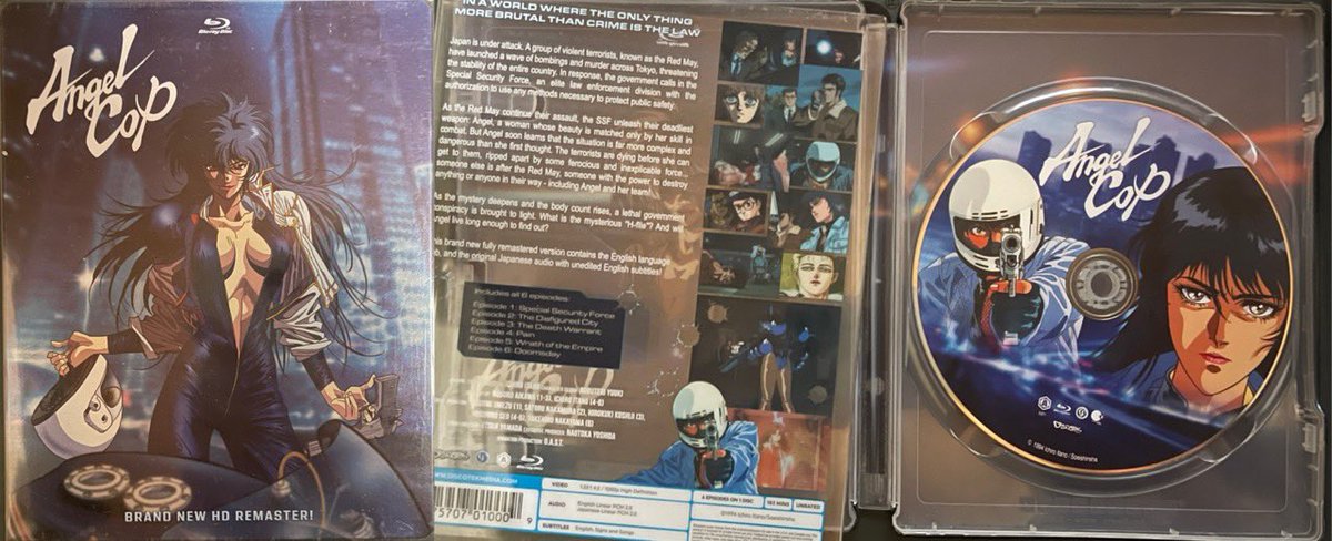 作業中、久々に『エンゼルコップ（Angel Cop）』を流し見してたズラ