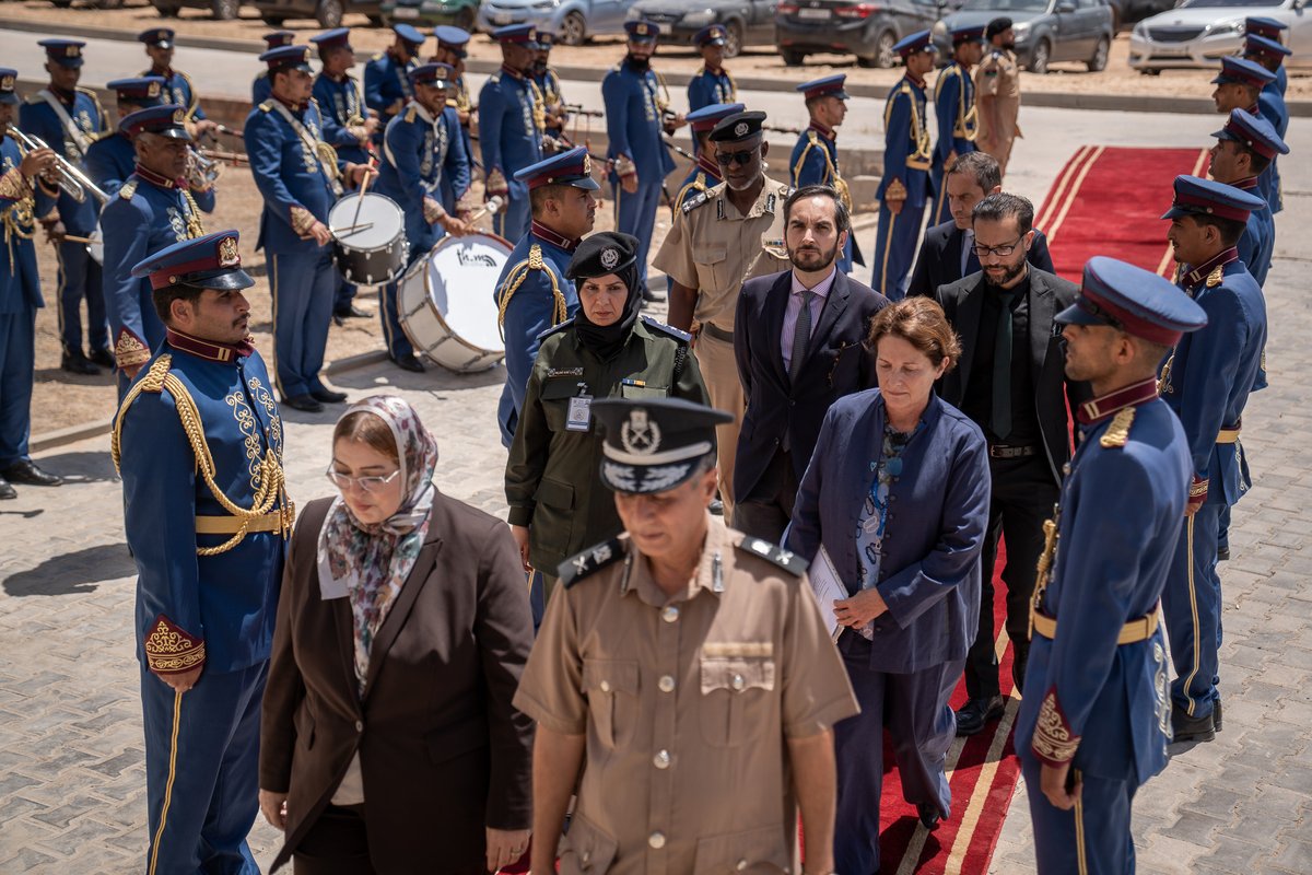 IOM Libya (@iom_libya) on Twitter photo With support from 🇪🇺 & 🇮🇹, IOM Libya & the Ministry of Interior inaugurated the newly equipped Women’s Police Training Centre.
Attended by H.E. the Minister of Women’s Affairs, <a href="/EUinLibya/">EU in Libya</a> & <a href="/ItalyinLibya/">Italy in Libya</a>, the launch featured training on human rights at borders & data management. With support from 🇪🇺 & 🇮🇹, IOM Libya & the Ministry of Interior inaugurated the newly equipped Women’s Police Training Centre.
Attended by H.E. the Minister of Women’s Affairs, <a href="/EUinLibya/">EU in Libya</a> & <a href="/ItalyinLibya/">Italy in Libya</a>, the launch featured training on human rights at borders & data management.