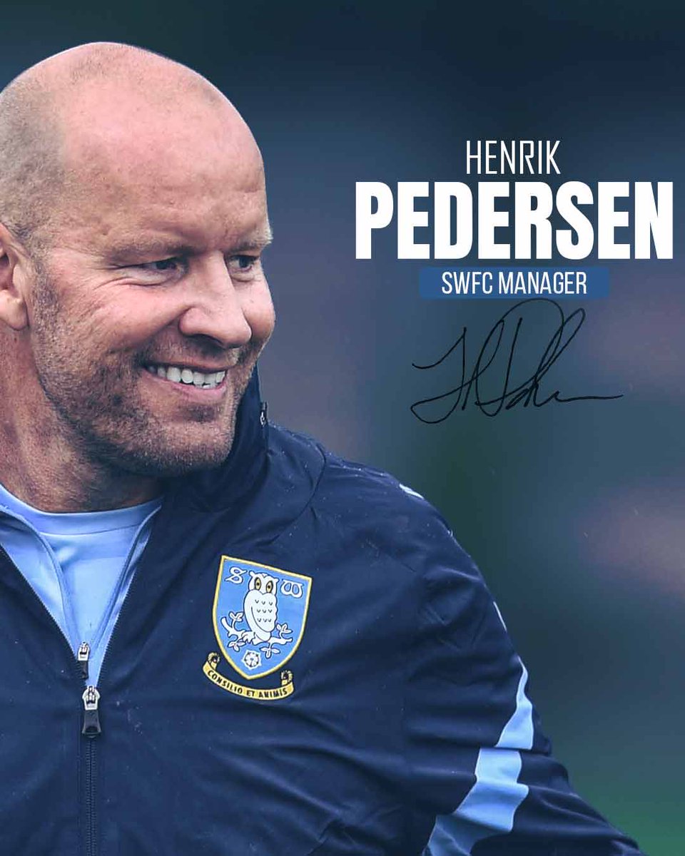 We are delighted to announce the appointment of Henrik Pedersen as our new manager. 

The Dane takes the S6 reins with immediate effect

#swfc
