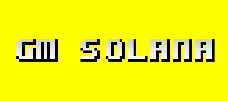 GM SOLANA GAMERS 🫡