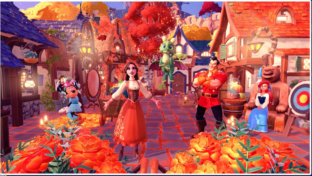 Its_AngelKnives's tweet photo. Serene Village Vibes 💚🧡 #Gameloft #DisneyDreamlightValley #Dreamsnap #Disney #DDV https://t.co/cUjAekXEwK