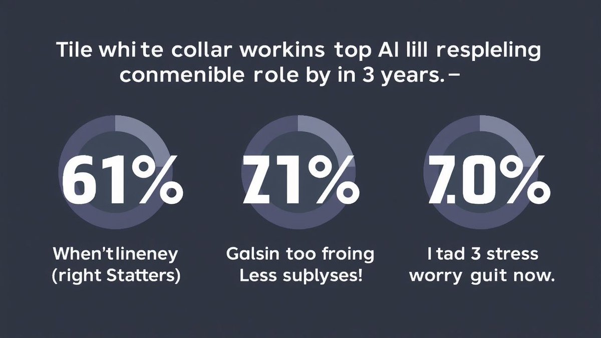 61% of white collar workers think AI will replace their current role in 3 years—but they’re too busy enjoying less stress to worry right now.

bytefeed.ai/technology/61-…