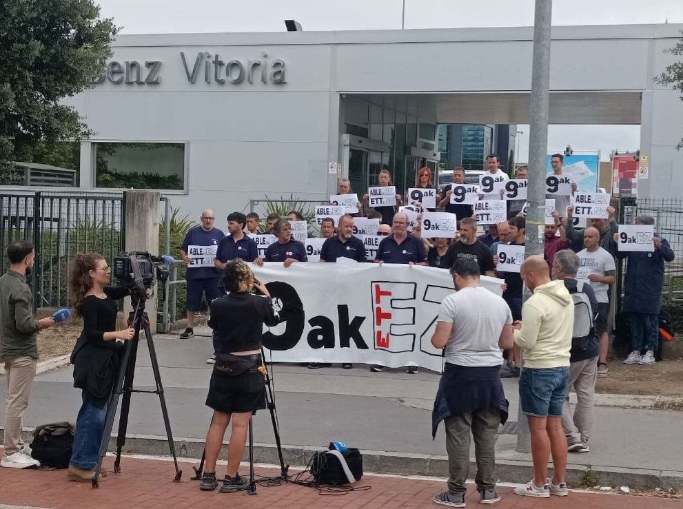 #MercedesBorrokan
✅Recogidas casi 2.000 firmas contra la flexibilidad actual y la contratación por ETT
❌No a las jornadas de 9 horas!
ela.eus/es/noticias/ca…