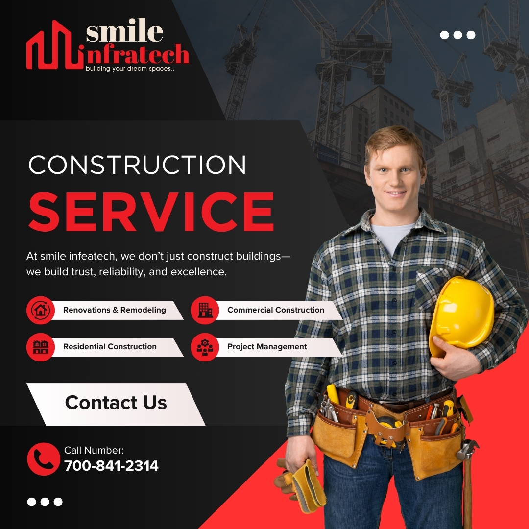smileInfratech's tweet photo. 🏗️ 𝑩𝒖𝒊𝒍𝒅𝒊𝒏𝒈 𝑴𝒐𝒓𝒆 𝑻𝒉𝒂𝒏 𝑱𝒖𝒔𝒕 𝑺𝒕𝒓𝒖𝒄𝒕𝒖𝒓𝒆𝒔 — 𝑾𝒆 𝑩𝒖𝒊𝒍𝒅 𝑻𝒓𝒖𝒔𝒕!

🔨 Let’s turn your vision into a concrete reality!

🌐 https://t.co/pGVdSHDUk0

#constructionservices #builders #residentialconstruction #commercialprojects #architectureanddesign https://t.co/16JgtTFz4C