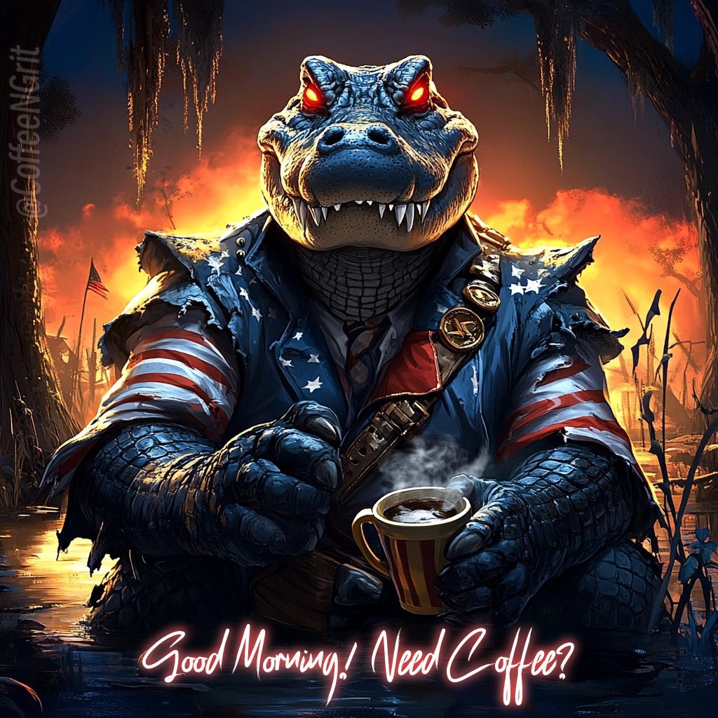 Good Thursday morning my fellow deplorables!

I know it’s early, but I’m already on pot number two of that black bitter elixir of life known as coffee!   You already know, no sugar, no creamer and none of that syrup BS here!  I need this stuff to slap me back into reality when I