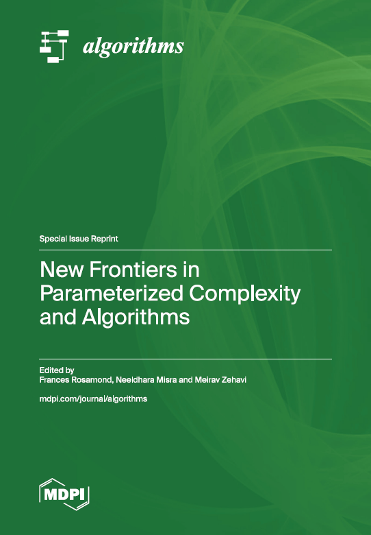 Algorithms_MDPI's tweet image. The reprint of the #specialissue "New Frontiers in Parameterized Complexity and Algorithms", is now online.
Edited by Prof. Dr. Frances Rosamond, Dr. Neeldhara Misra, and Dr. Meirav Zehavi.
🔗Welcome to read and share:
mdpi.com/books/reprint/…
#FPT #Parameterizedcomplexity