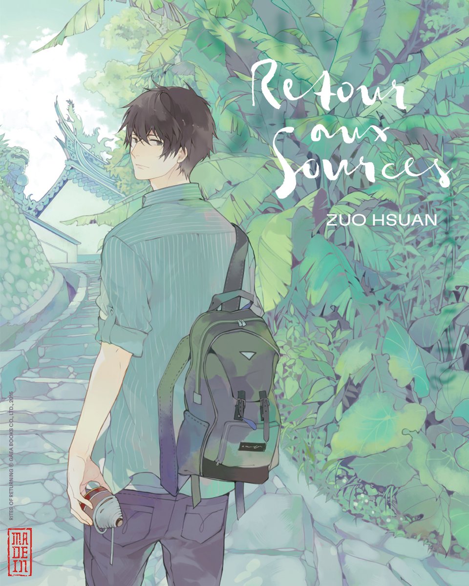 On revient aujourd'hui sur notre collection Made in avec "Retour aux sources", une série en deux tomes de Zuo Hsuan ✨

--
Xia Zhixun est un étudiant en fin de cycle à l'université de Taipei. Durant les vacances d'été, il retrouve sa ville natale, Daxi, et des souvenirs d'enfance