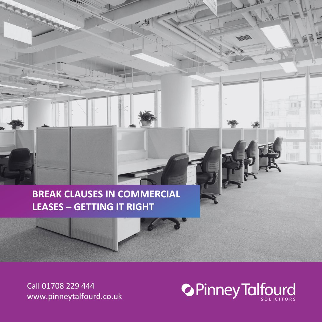 Break clauses can provide valuable flexibility in #CommercialLeases, but only if they are correctly drafted and exercised.

In our latest article, Senior Associate Julian Royle explains the common pitfalls that can make a #BreakClause unenforceable: eu1.hubs.ly/H0m2Vlk0