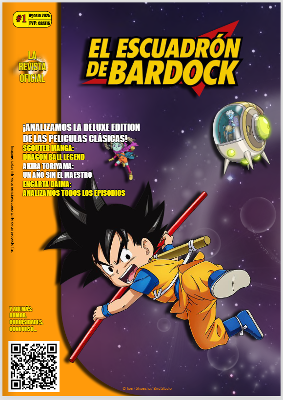 Sabemos que la estabais esperando con ganas!
Pero la espera ha merecido la pena.
El escuadrón de Bardock: La revista oficial ya en digital y gratis:

heyzine.com/flip-book/4d19…

Informaremos sobre cómo conseguirla en físico para colección.