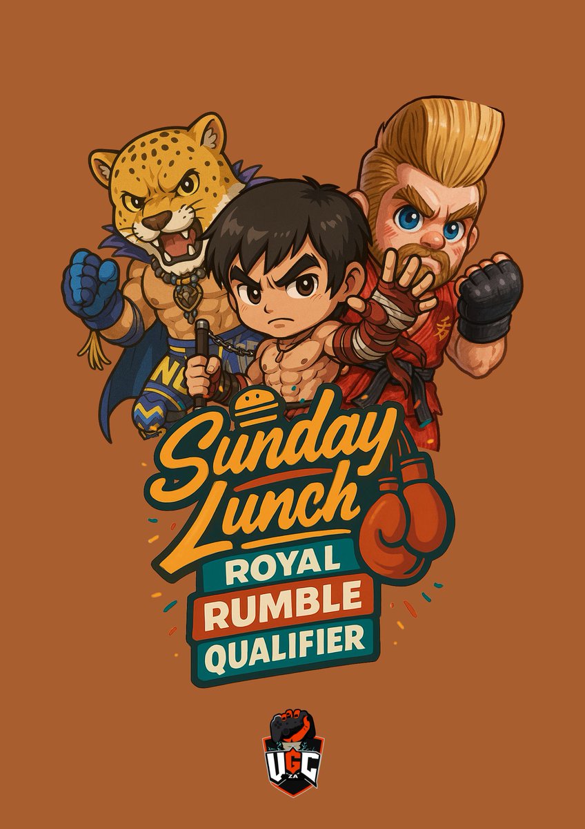 Sunday Lunch just got a twist!
We’ve teamed up with @RedbullZA to bring you the Random Royal Rumble, a 3v3 double elimination tournament like no other.

📅 17 August
🕐 Grab 2 friends, pull up, and prove you’ve got what it takes to take the top spot!
start.gg/SLRRQ