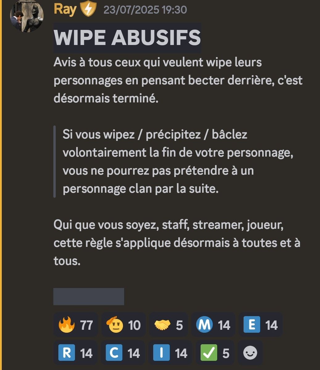 Willy_du_305's tweet photo. Tenez la règle du wipe pour ce qui veulent https://t.co/qjFJgMVWVH