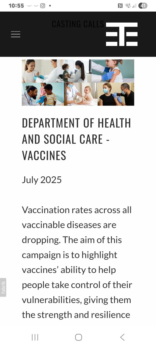 VIBUK Official (@vibuk_official) on Twitter photo While vaccine-injured families are still fighting for answers, compensation, and care…
The government <a href="/DHSCgovuk/">Department of Health and Social Care</a> is paying actors to address dropping vaccine uptake.
Get your priorities right.
Support the real people living with the real consequences.
#VIBUK #VaccineInjury While vaccine-injured families are still fighting for answers, compensation, and care…
The government <a href="/DHSCgovuk/">Department of Health and Social Care</a> is paying actors to address dropping vaccine uptake.
Get your priorities right.
Support the real people living with the real consequences.
#VIBUK #VaccineInjury