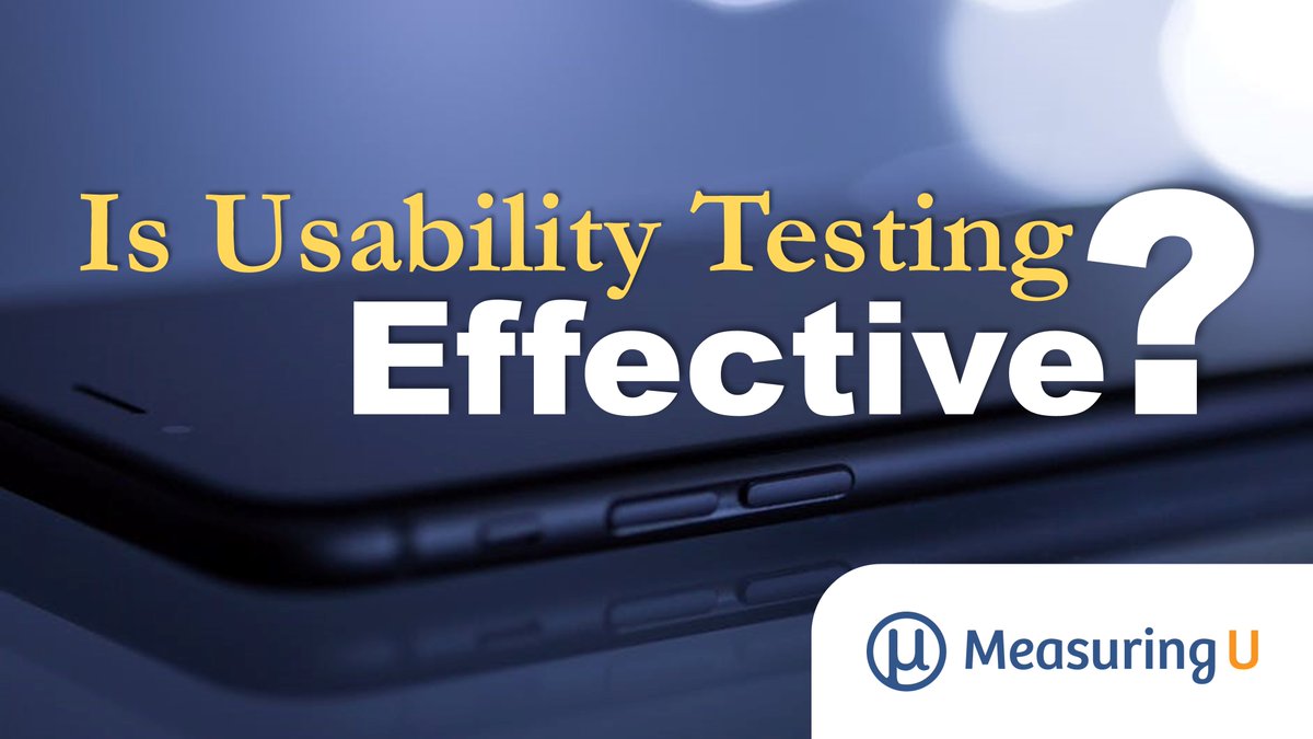 Eight studies that demonstrated the effectiveness of #usability testing. measuringu.com/testing-effect…