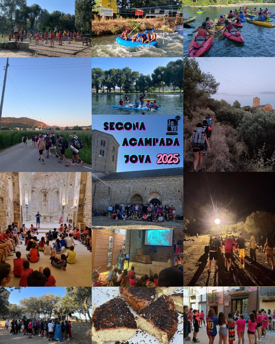 Un record que queda per #sempre
Així va ser la segona #acampada del JoVa 2025! #Caminades, activitats a l'aigua, estones de #convivència, natura i #amistats. 
Una #experiència única plena d’energia, #somriures i molt bon rotllo.
Això és el que fa gran el #JoVa!