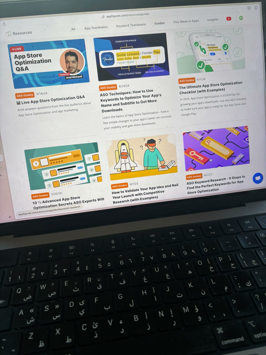 Starting out in mobile apps or already building?
Here’s a resource you shouldn’t skip:

👉 Head to Appfigures → Resources → Guides
and read every single article there.