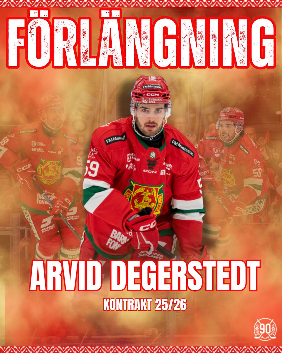Arvid Degerstedt klar för ytterligare en säsong i Mora IK!

”I Arvid får vi, i mina ögon, en av hockeyallsvenskans bästa tvåvägsforwards, han är oerhört användbar i alla spelformer” säger sportchef Andreas Hägglund.🔥

Läs mer på moraik.se