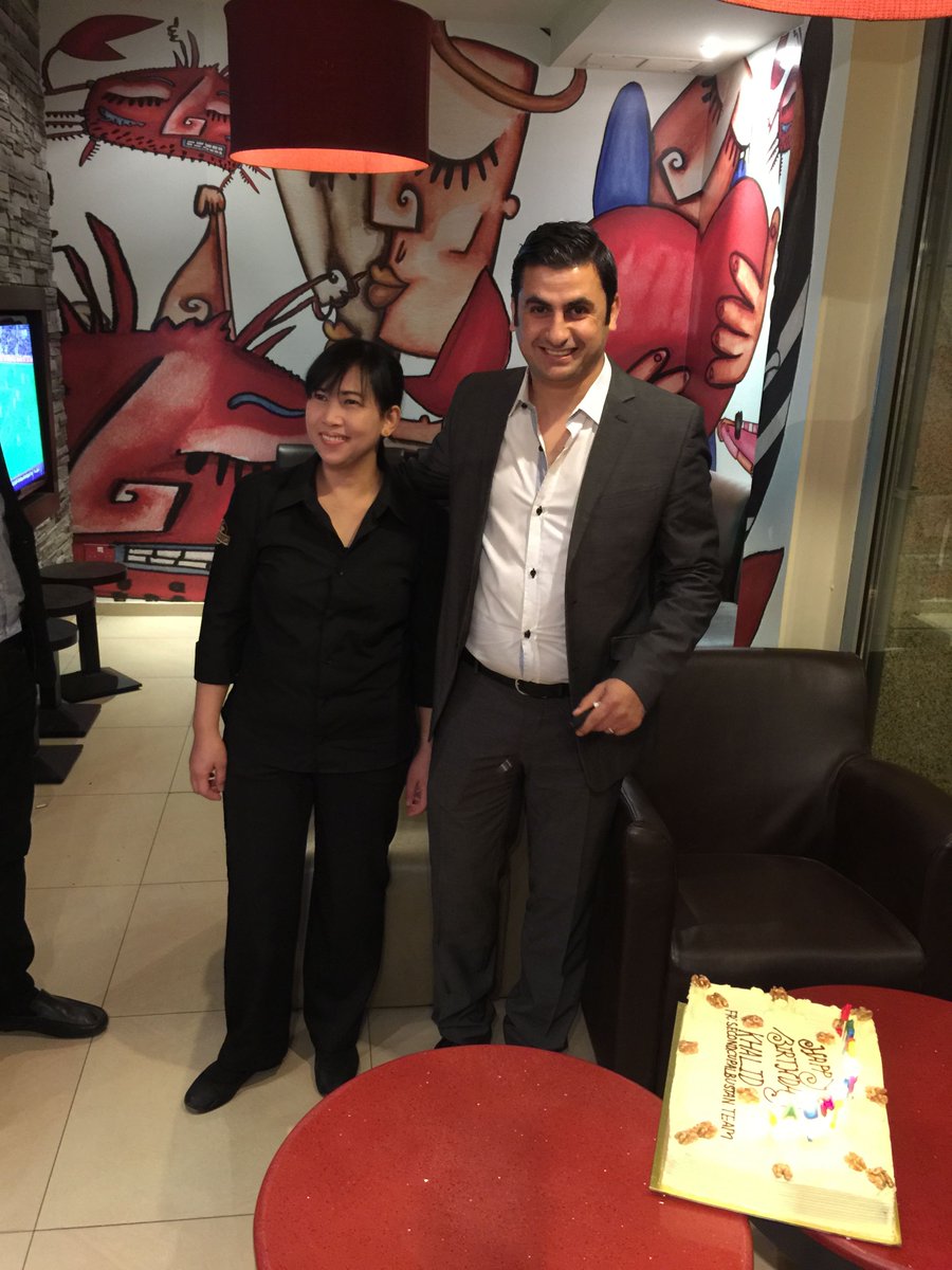 Hey friends, who can guess which #SecondCupGlobal #Cafe in #Kuwait this is? Can you guess who that young man is? 😊 #Secondcupkuwait #mysecondcup