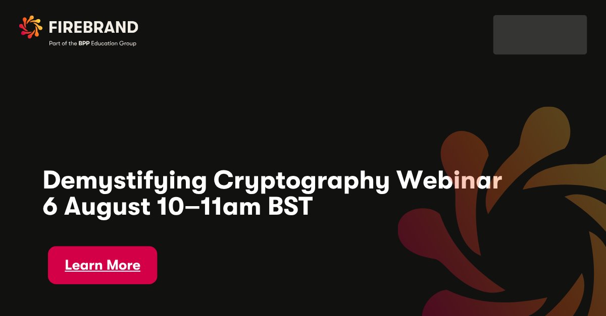 BeAFirebrand's tweet image. Join us for a free webinar on concepts of cryptography, encryption, hashing, authentication, public key infrastructure.

firebrand.training/uk/webinars/de…

#CyberSecurity #Cryptography #TechWebinar #Encryption #Hashing #PKI #DigitalSecurity