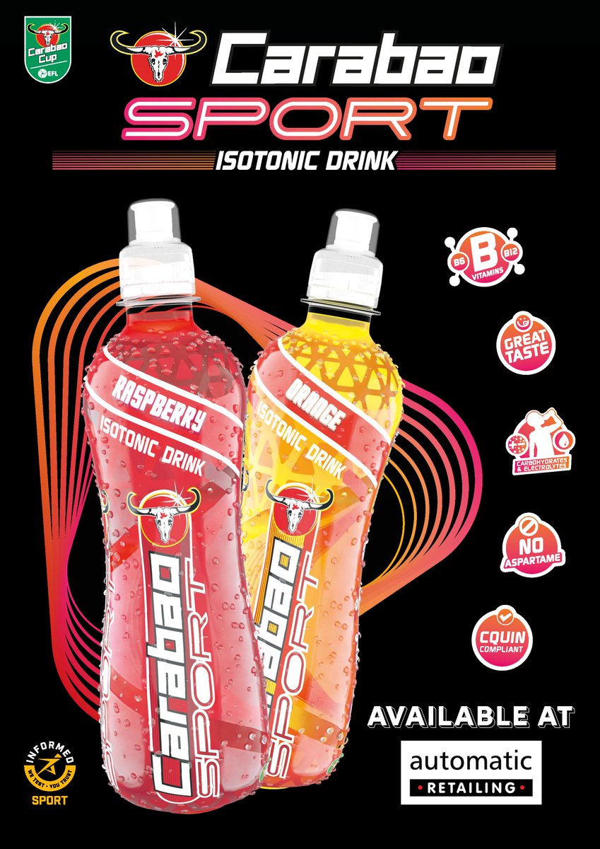 NIVO Vending Group (@nivoltd) on Twitter photo Bring a burst of energy to your sales with Carabao SPORT! ⚡⚡⚡
Discover the CQUIN compliant Isotonic drink from Carabao, packed full of electrolytes and B-vitamins, on page 17 of the NIVO July Insider: nivogroup.co.uk/insider/
#Vending #Isotonic #SPORT <a href="/CarabaoUK/">Carabao UK</a> <a href="/Carabao_Cup/">Carabao Cup</a> Bring a burst of energy to your sales with Carabao SPORT! ⚡⚡⚡
Discover the CQUIN compliant Isotonic drink from Carabao, packed full of electrolytes and B-vitamins, on page 17 of the NIVO July Insider: nivogroup.co.uk/insider/
#Vending #Isotonic #SPORT <a href="/CarabaoUK/">Carabao UK</a> <a href="/Carabao_Cup/">Carabao Cup</a>