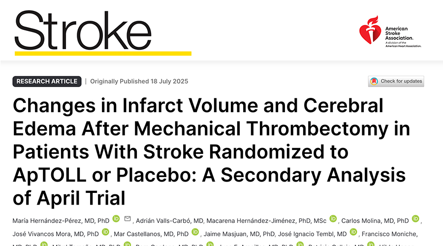 aptaTargets (@aptatargets) on Twitter photo #ApTOLL’s secondary analysis data of APRIL 1b/2a trial published in scientific journal “Stroke” from <a href="/American_Heart/">American Heart Association</a>:
aptatargets.com/newsroom/aptol…
#stroke #AcuteIschemicStroke #cerebroprotection #ApTOLL’s secondary analysis data of APRIL 1b/2a trial published in scientific journal “Stroke” from <a href="/American_Heart/">American Heart Association</a>:
aptatargets.com/newsroom/aptol…
#stroke #AcuteIschemicStroke #cerebroprotection